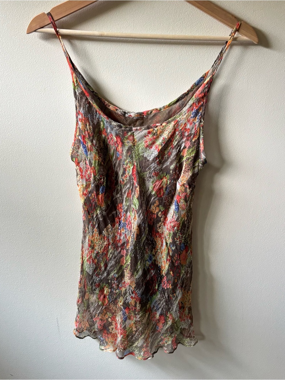 Christopher & Banks Silk Floral Tank Top